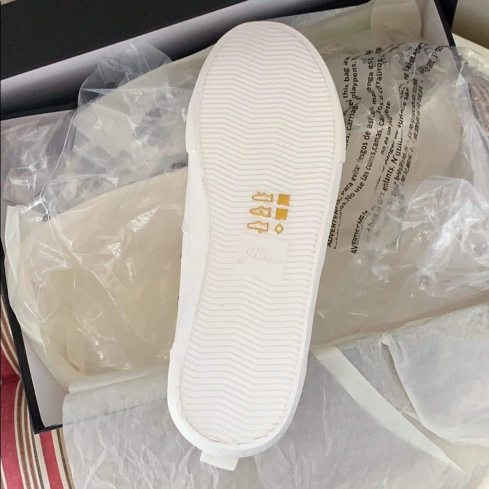 NIB J. Crew Harbor sneaker in White - Picture 4 of 7